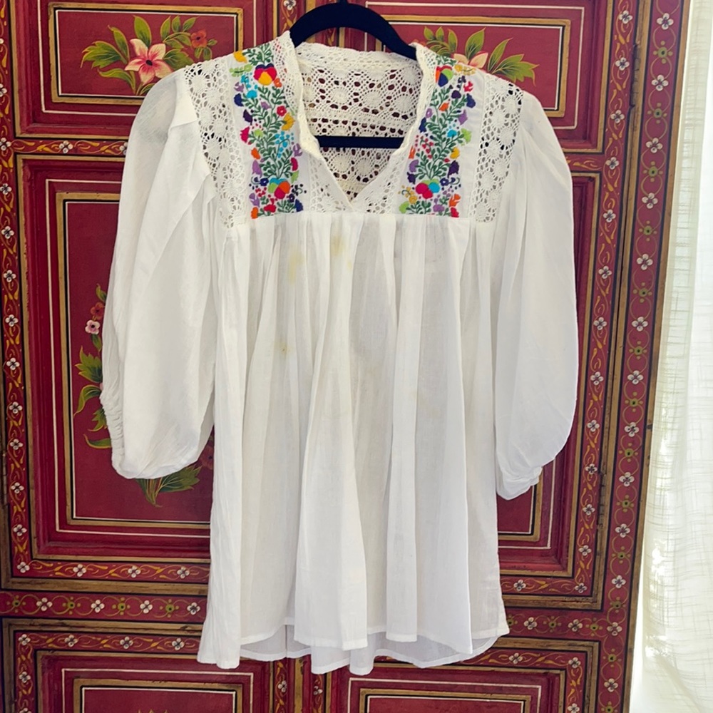 Embroidered Top